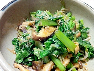 小松菜を使った簡単レシピ